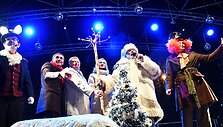 Trakuose žiemos &scaron;venčių pradžią paskelbė senelis Kalėda