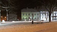 &Scaron;ilutę nuklojo sniegas