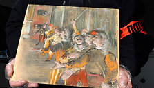 Edgaro Degas paveikslas &bdquo;Choristai&ldquo;