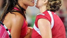 Ana Ivanovič ir Kim Clijsters
