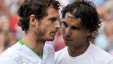 Andy Murray ir Rafaelis Nadalis_