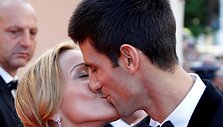 Jelena Ristič ir Novakas Džokovičius