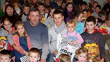 Ričardas Berankis, Remigijus Balžekas, Jiezno vaikų globos namų auklėtiniai