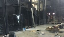 Lietuvos paviljonas parodos atidarymo dieną  2017 m. Birželio 10 d. 