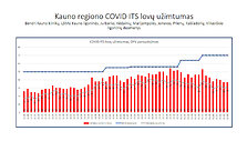 Kauno regiono ligoninių užimtumas