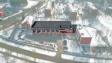 Taip atrodys ugniagesių gelbėtojų stotis Vilniaus R.Jankausko g. po rekonstrukcijos
