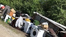Nelegalus sąvartynas Auk&scaron;telkėje &Scaron;iaulių rajone