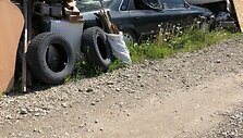 Nelegalus sąvartynas Auk&scaron;telkėje &Scaron;iaulių rajone
