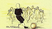 XIX a. &bdquo;putbalas&ldquo; (futbolas) bus žaidžiamas penktadienį Vilniaus Tymo kvartale.