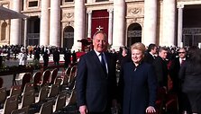 D.Grybauskaitė su Latvijos prezidentu Andriu Bėrziniu