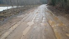 Sunkiai i&scaron;važiuojami Nemenčinės seniūnijos keliai