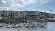 Tvarkomos Neries krantinės atsidūrė po vandeniu