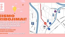 Eismo ribojimai &bdquo;Jaunas kaip Vilnius&ldquo; metu