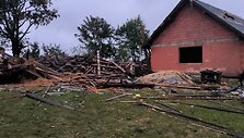 Viesulo padariniai Lenkijoje, Lodzės vaivadijoje