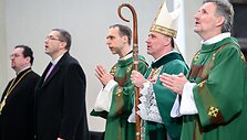Kardinolas Rolandas Makrickas aukojo mi&scaron;ias Vilniaus arkikatedroje Vasario 16-ąją