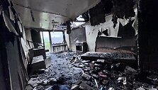Gaisras suniokojo &scaron;eimos namą Daržininkų kaime