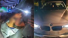 Lietuvos pilietį Lenkijos pareigūnai rado miegantį vogtame BMW