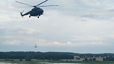 Sraigtasparnis mėto smėlio mai&scaron;us &scaron;iaurinėje Lenkijoje