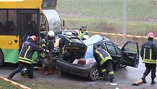 Avarija Piliakalnio gatvėje Kaune