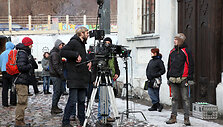 Filmavimo akimirka