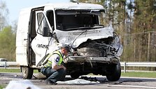 Avarija A1 kelyje Kauno rajone