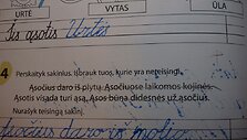 Pratybų sąsiuvinis 