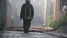 Gaisras kilo &scaron;iaurinėje miesto dalyje, Tauralaukio gyvenvietėje. 