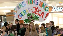 Ka&scaron;toninis Vilniaus choras atliko &bdquo;Chorų karų&ldquo; himną