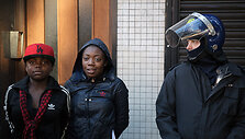 Riau&scaron;ių Londone akimirka
