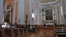 Veisiejų bažnyčios viduje