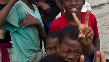 Su Mozambiko vaikais