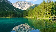 Žaliojo ežero parkas Austrijoje kiekvieną žiemą virsta povandenine karalyste nardytojams