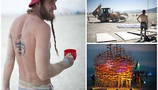 Lietuviai Nevados dykumoje sukonstravo &bdquo;Lituanicos pauk&scaron;čių&ldquo; skulptūrą