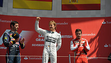 Markas Webberis, Nico Rosbergas, Fernando Alonso