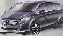 &bdquo;Mercedes-Benz&ldquo; vienatūrio eskizas