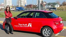 Joana Survilaitė ir &bdquo;Audi A1&ldquo;