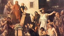 Casimir the Great and Jews by Wojciech Gerson (19th century painting)