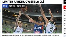 "L'Equipe" apra&scaron;o prancūzų pralaimėjimą Lietuvos rinktinei