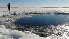 Предполагаемое место падения метеорита. 