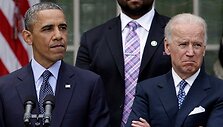 Президент США Барак Обама и вице-президент Джо Байден