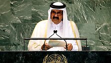 Эмир Катара шейх Хамад бин Халифа аль-Тани