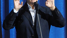 ITAR-TASS 218: MOSCOW, RUSSIA. NOVEMBER 3, 2009. Director Nikita Mikhalkov speaks during the celebrations to mark the 90th anniversary of the All-Russia State Institute of Cinematography at the State Kremlin Palace. (Photo ITAR-TASS / Valery Sharifulin)