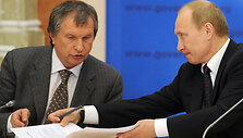 Владимир Путин и Игорь Сечин.