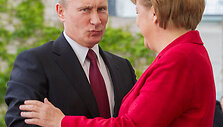 Владимир Путин и Ангела Меркель