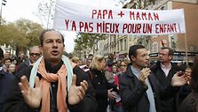 Демонстрация против однополых браков