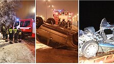 На месте аварий