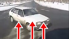 За секунду до аварии