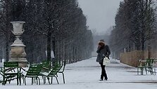 Англию накрыла снежная буря