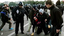 В Париже задержаны почти сто противников однополых браков