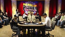 Vannesa Rousso ir Danielis Negreanu Nacionalinio dvikovų čempionato kovoje / ishowdesign.com nuotr.
